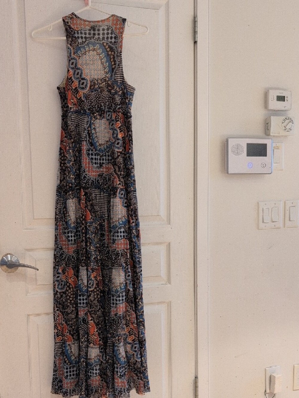 433 - Boho Paisley Maxi Dress | Flowy | Festival Cottagecore Vibes - Picture 3 of 12